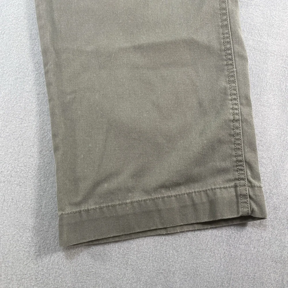 RedHead Cargo Pants Mens Green Cotton Stretch Straight Leg 42x30 Outdoor Hiking